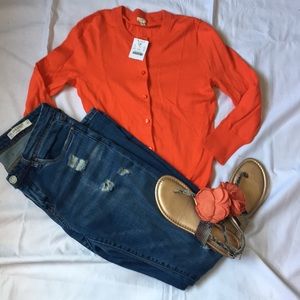 J Crew Factory Cardigan Sweater